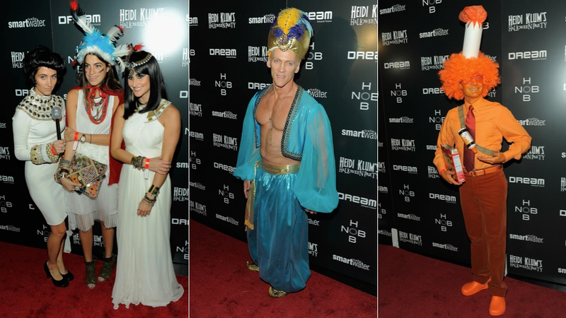 Illustration for article titled Guys & Ghouls Rocked Frighteningly Creative Costumes At Heidi Klum's Halloween Party
